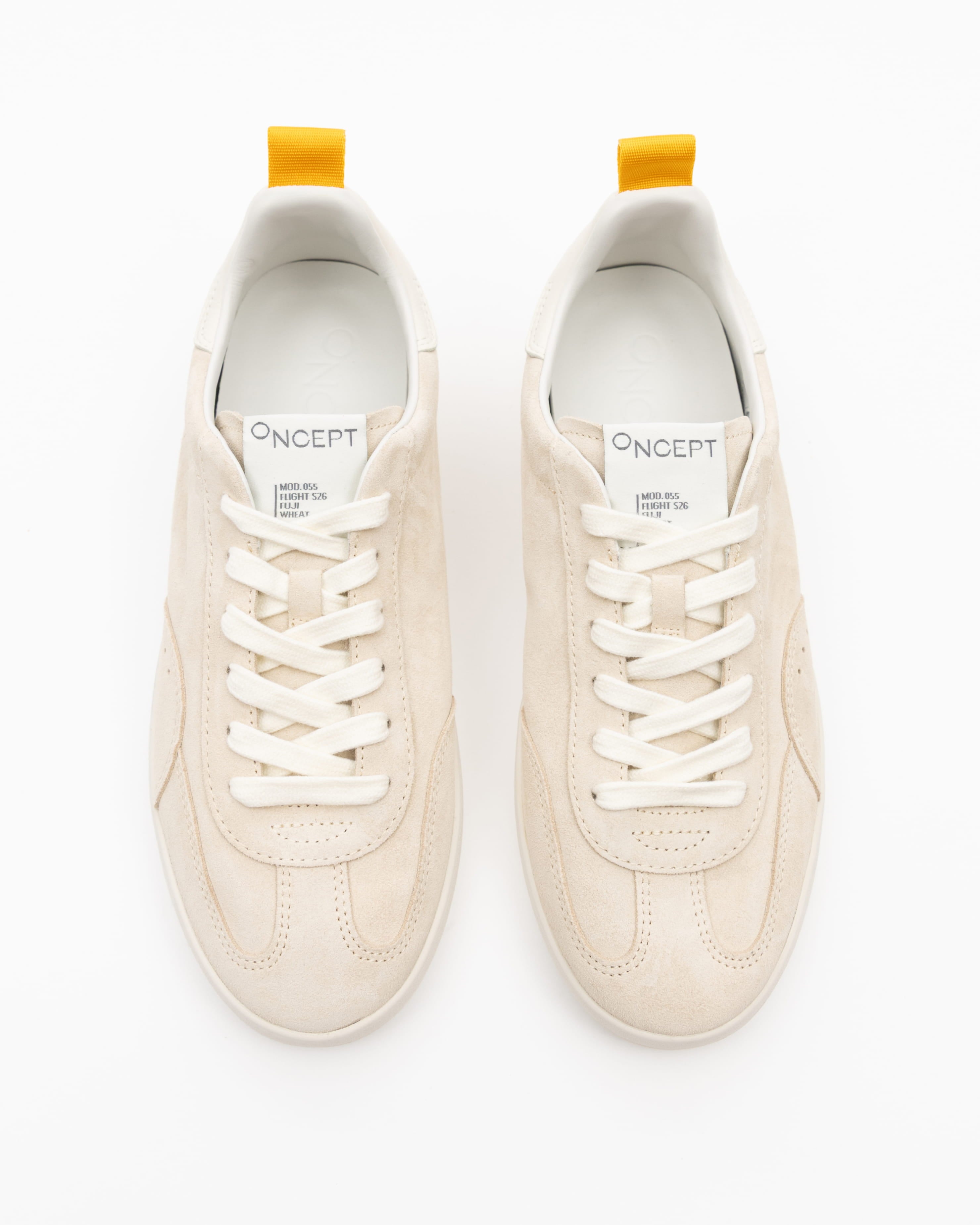 FUJI MENS Suede Court Sneaker | Minimal Leather Trainer | Oncept